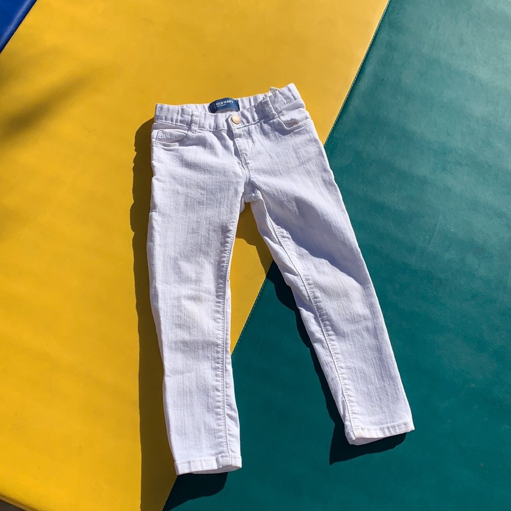 Girls Old Navy White Jeans size 5